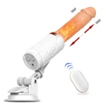 Discreet Mini Sex Machine with Thruster Dildo Cup Design