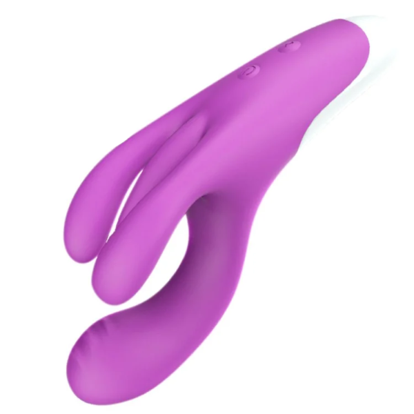 Victoria - 3 Motors 10 Vibration G-spot Clitoral Labia Stimulator Rabbit Vibrator
