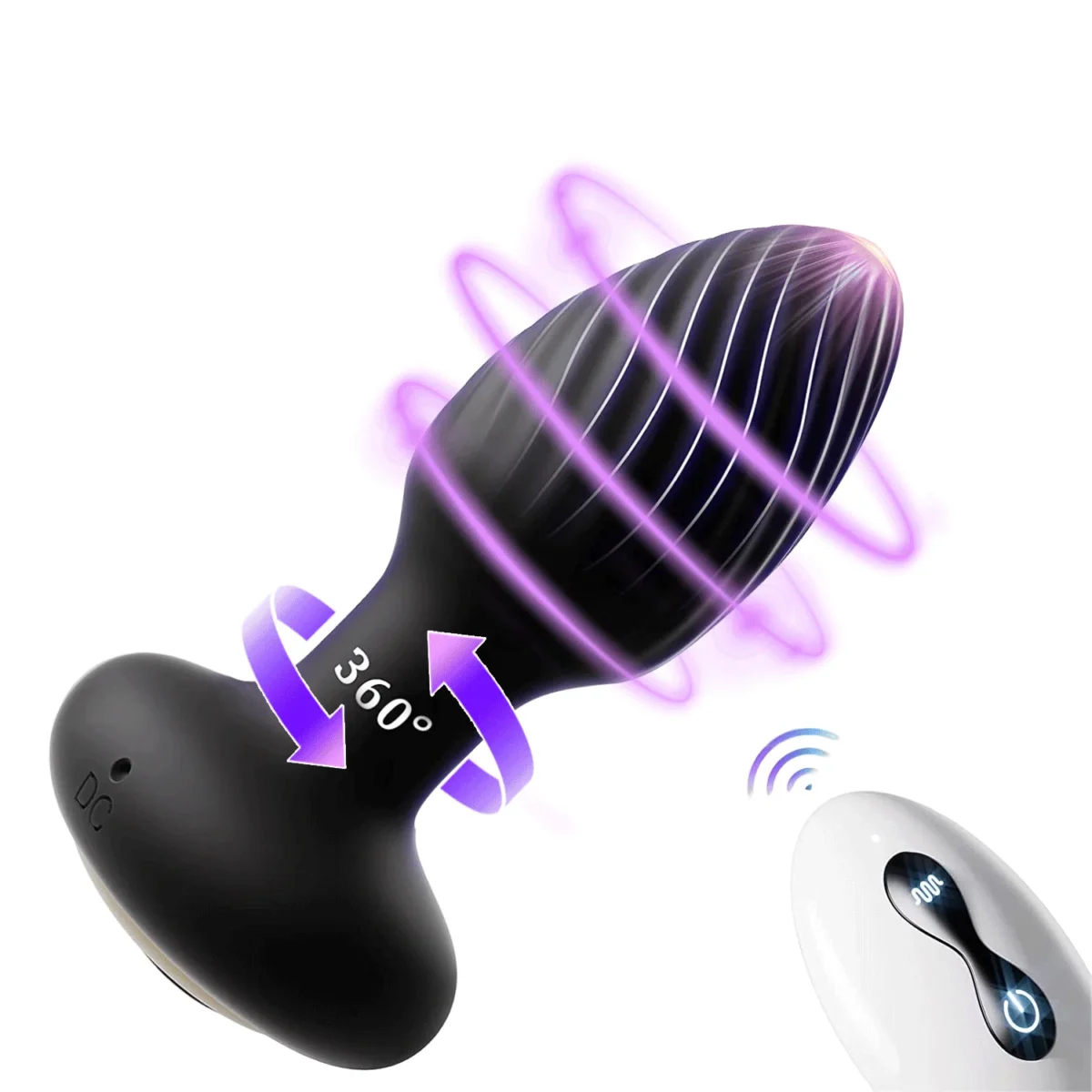 Remote Control 9 Rotation and Twisting Modes Prostate Massager