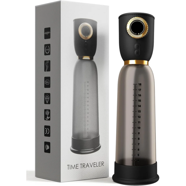 6 Training Modes & 5 Suction Intensities Male Air Pressure Sex Toy Electric Penis Enlarge Vacuum Pump