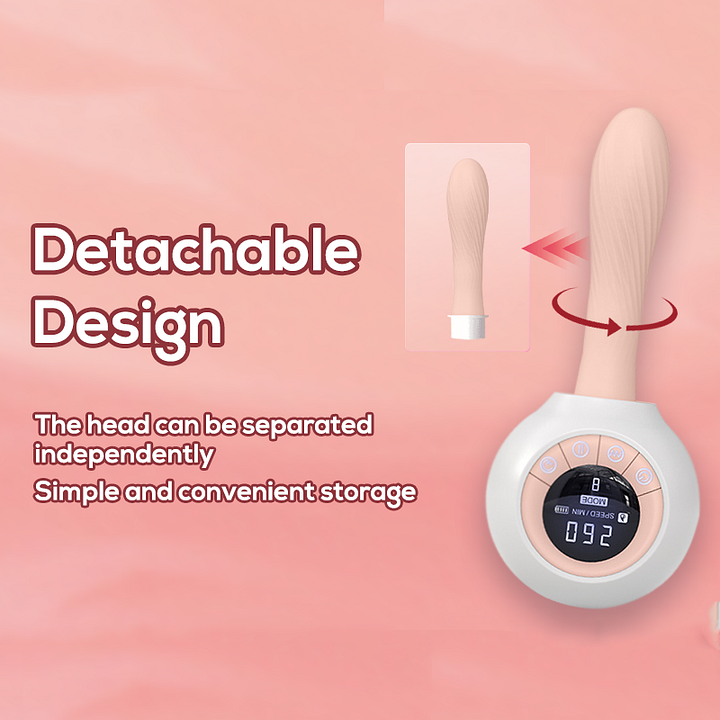 Philip - Automatic Remote Control Heated Thrust Vibrator Dildo Sex Mixer