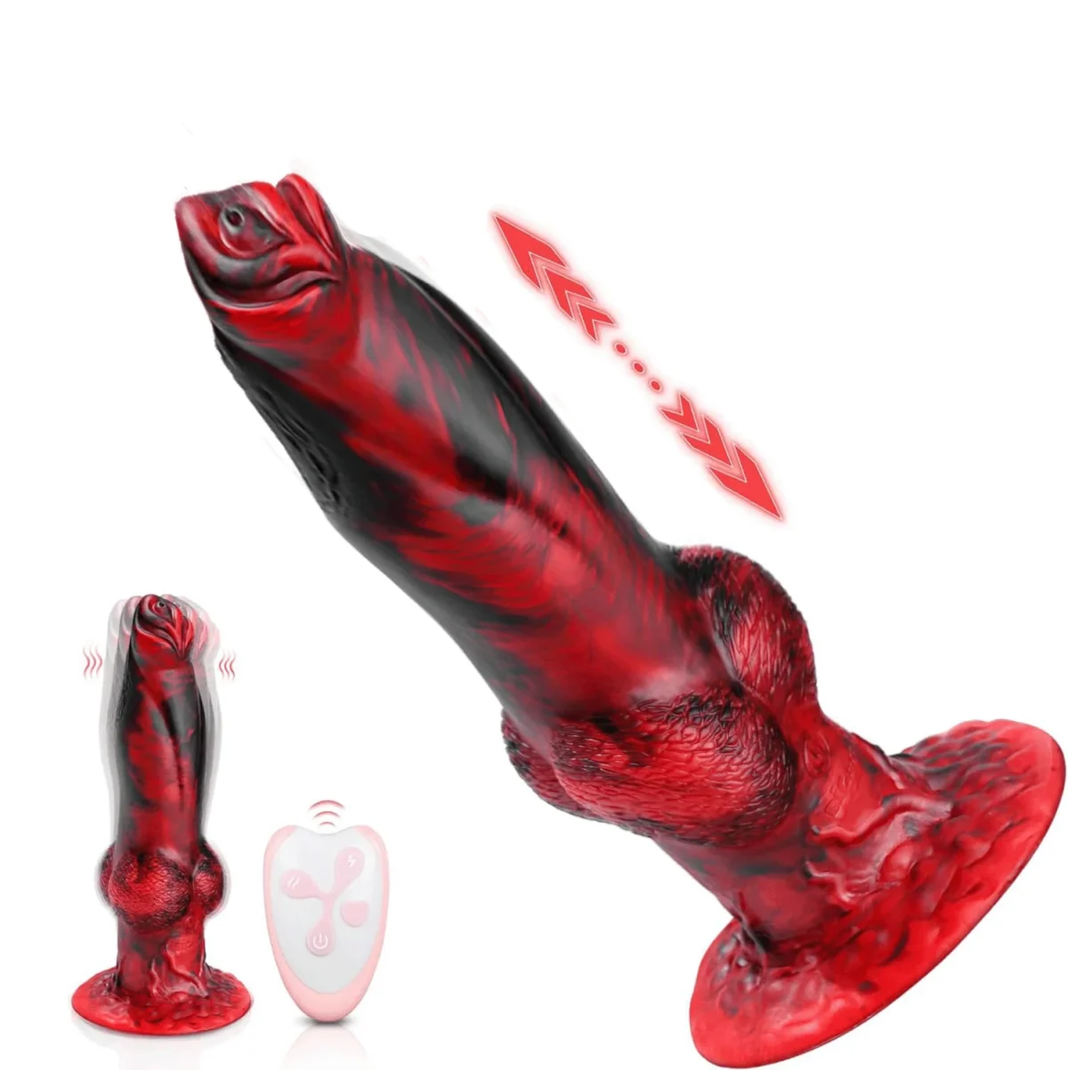 Thick Anal 3 IN 1 Huge Knot Fantasy Monster Dildo