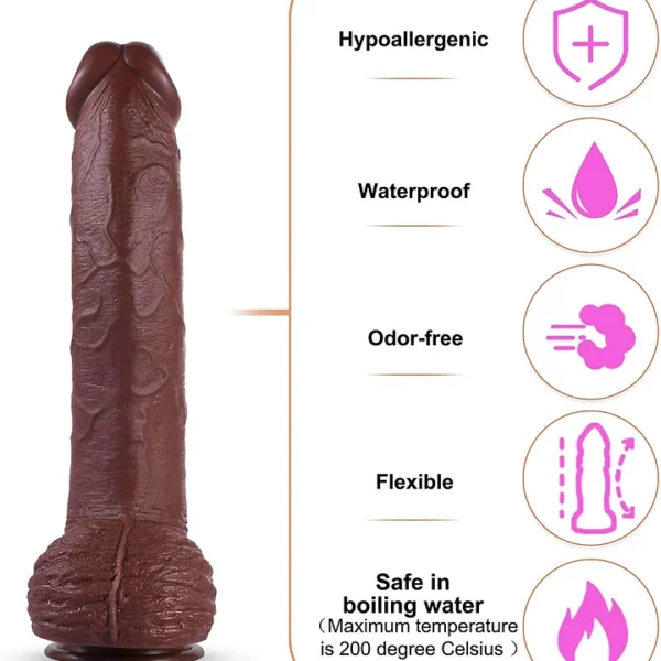 Realistic Dildo,12.2 Inch Huge Dildo