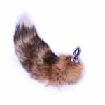 Stainless Steel Fox Tail Butt Plug SF01