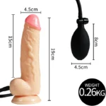 Duke-Realistic Inflatable Rubber Dildo